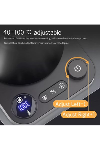 ET-LIFE Electric Gooseneck Kettle 900ml 1200W Water Kettle, 304 Stainless Steel Coffee and Tea Pot