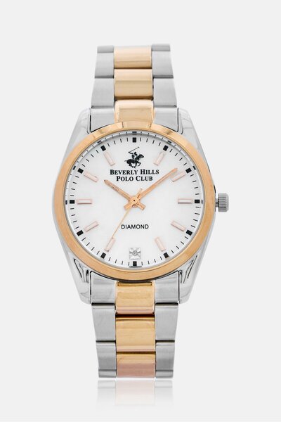 Beverly Hills Polo Club Women Bp3301x520 Stainless Steel Analog Watch 33mm, S...
