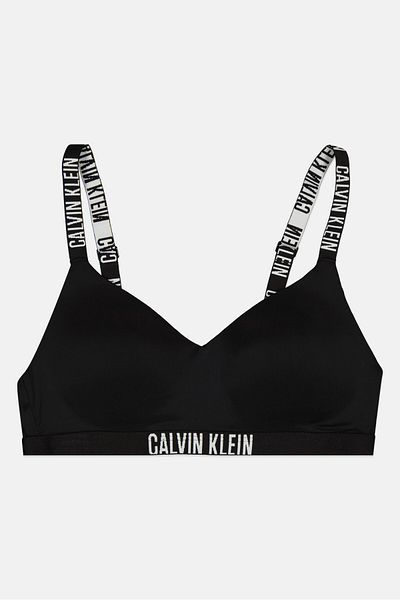 Calvin Klein Women Brand Logo Padded Line Bralette, Black