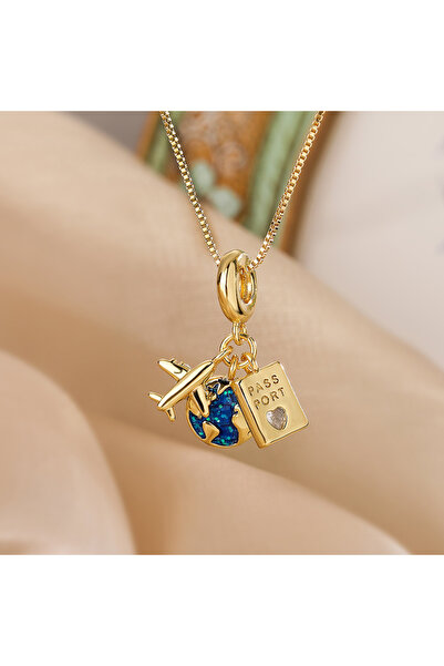 Choice قلادة G Light الفاخرة من الفولاذ التيتانيوم سلسلة النجوم للنساء باللون...