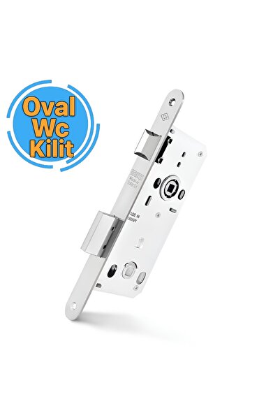 Tursan 304 Gömme Kilit 45 Mm Oval Ayna Kilit Wc Banyo Kilidi