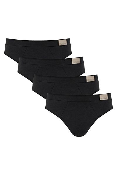 SLOGGI Herren Slips, 4er Pack - GO Natural Brief C4P, Unterhose, Cotton Stretch