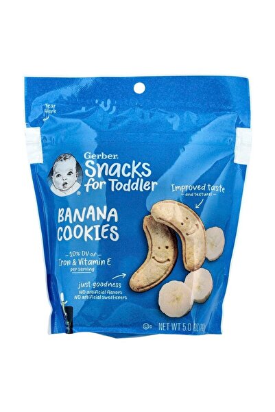 GERBER Banana Cookies Diş Bisküvisi -yeni Seri 142 G