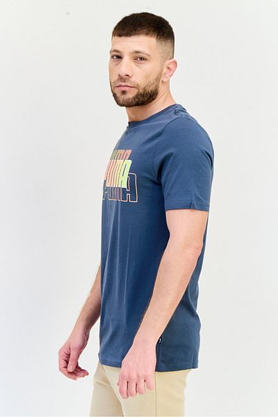 Puma Men Sportswear Fit Short Sleeve Outdoor T-shirt, Dark Grey