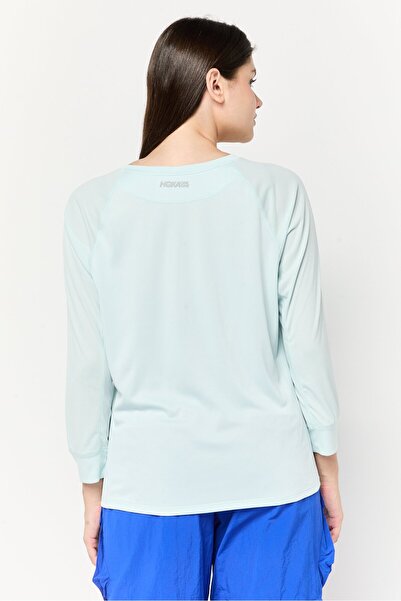 hoka Women Sportswear Fit Long Sleeve Training Top, Light Blue