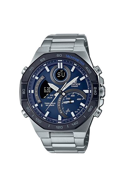 Casio Mens Watch Ecb-950db-2aef, Quartz, 48mm, 10atm