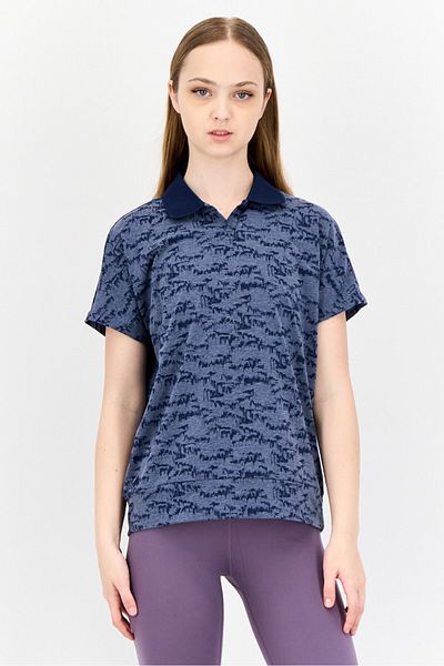 adidas Women Sportswear Fit Short Sleeve Outdoor Polo Shirt , Multicolor