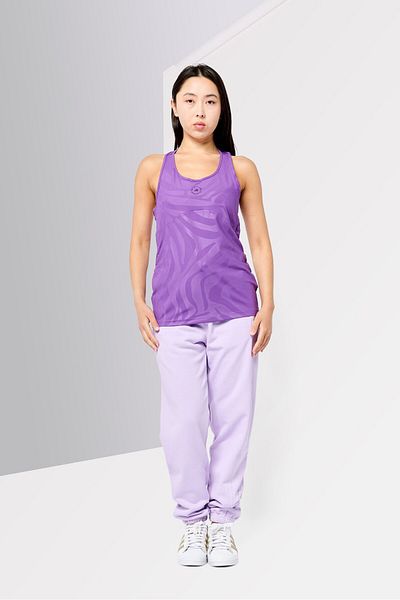 adidas X Stella Mccartney Women Sportswear Fit Sleeveless Outdoor Tank Top, Purple