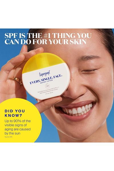 SUPERGOOP! Supergoop! Every. Single. Face. Watery Lotion - 1.7 fl oz - Broad Spectrum SPF 50 PA++++ Sunscreen