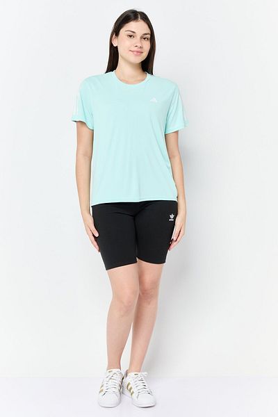 adidas Women Sportswear Fit Short Sleeve Running T-Shirt, Turquoise