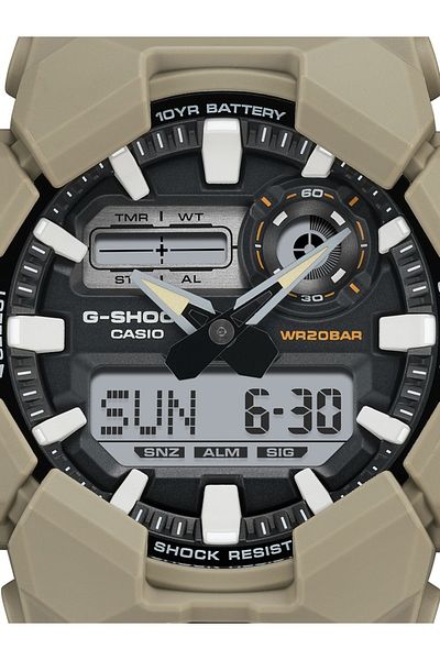 Casio Ανδρικό Ρολόι Casio GA-010-5AER, Quartz, 52mm, 20ATM