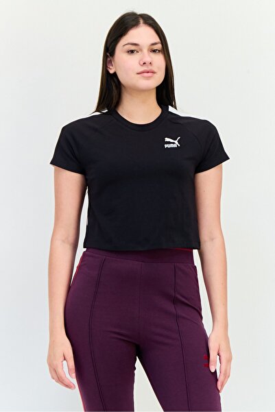 Puma Women Sportswear Fit Short Sleeves Outdoor T-Shirt, Black