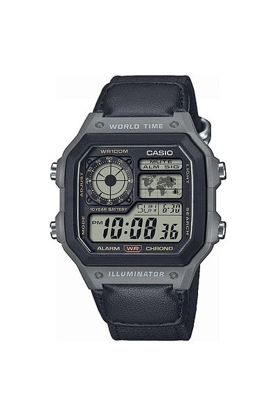 Casio Ανδρικό Ρολόι Casio AE-1200WHUB-8AVEF, Quartz, 42mm, 10ATM