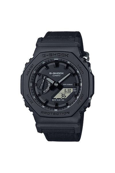 Casio Mens Watch Ga-2100bce-1aer, Quartz, 45mm, 20atm