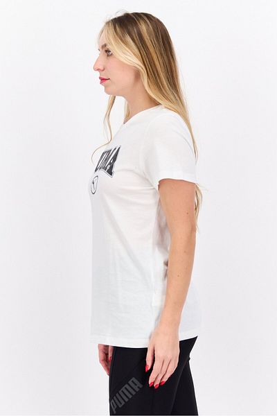 Puma Women Sportswear Fit Short Sleeve Training Top, White