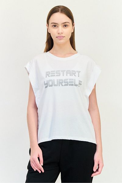 DeFacto Women Sportswear Fit Sleeveless Outdoor Top, White