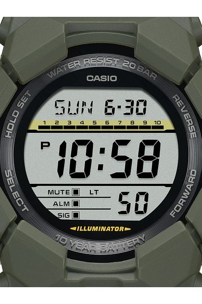 Casio Ανδρικό Ρολόι Casio GD-010-3ER, Quartz, 52mm, 20ATM
