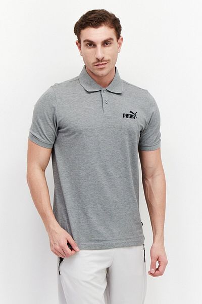 Puma Men Sportswear Fit Short Sleeve Training Polo Shirt, Grey