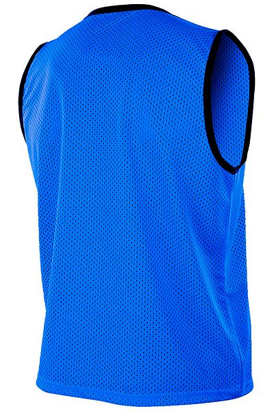 Verahed 1 Piece Adult Size Saks Blue Perforated Mesh Training Vest Carpet Field Training and Match Vest