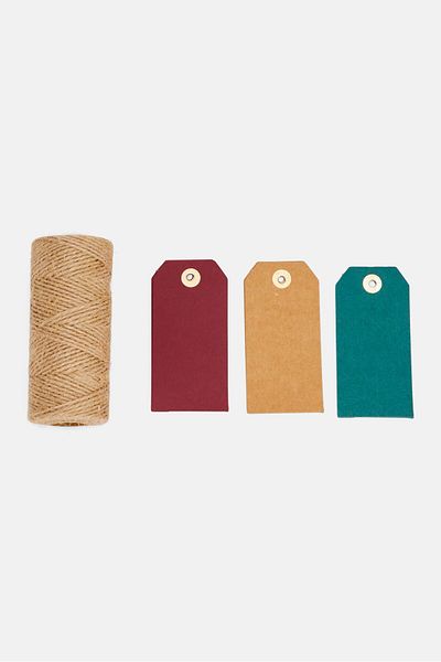 Muy Mucho Pack Colours Label, Brown/reg/green