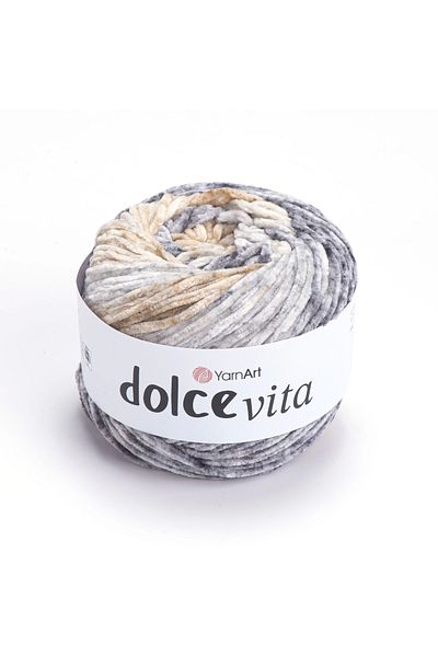 Yarnart Dolce Vita Ebruli Πλεκτό Χέρι Σπάνιο Νο:3412 Κάθε Μάσχα 150 Γρ. 260 Μ.
