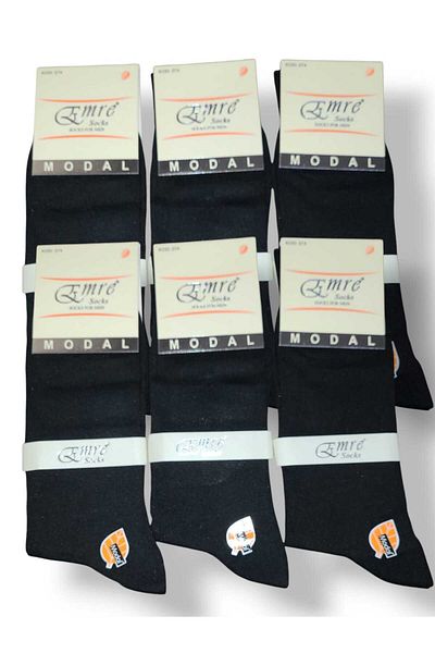 Fanilam Emre Men's Summer Seamless Modal Thin Socks - Anti-Sweat, Light and Comfortable 6 Pcs