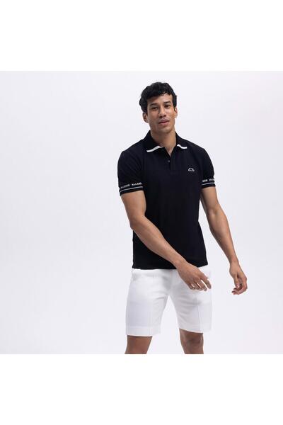 Ellesse Men's Polo T-Shirt Em375-Bk Black