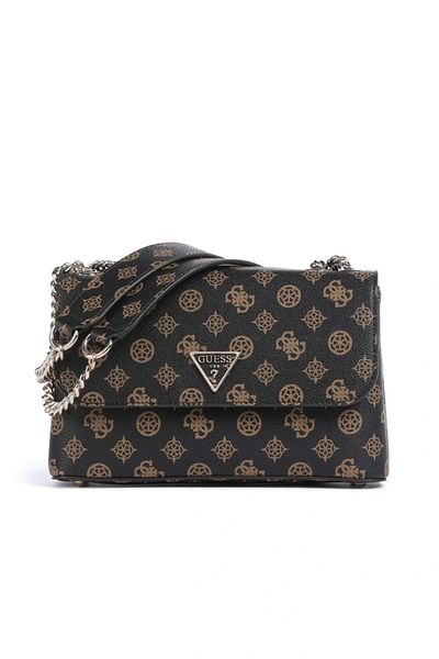 Guess Eco Erıca Cnvrtble Xbody Flap Women's Brown Crossbody Bag Hwepg951020-Mlo