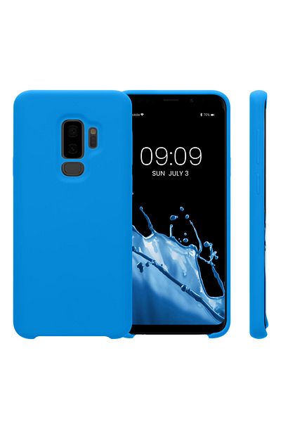 KWmobile Carcasă pentru Samsung Galaxy S9 Plus, silicon, albastră, 44183.157