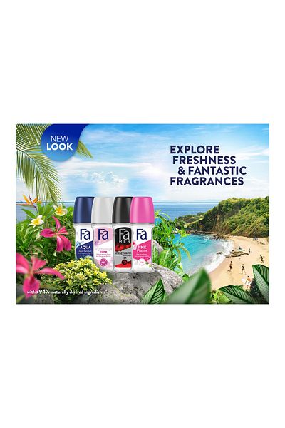Fa Dry Protect Cotton Mist Scent Anti-Perspirant Roll On 50 ml