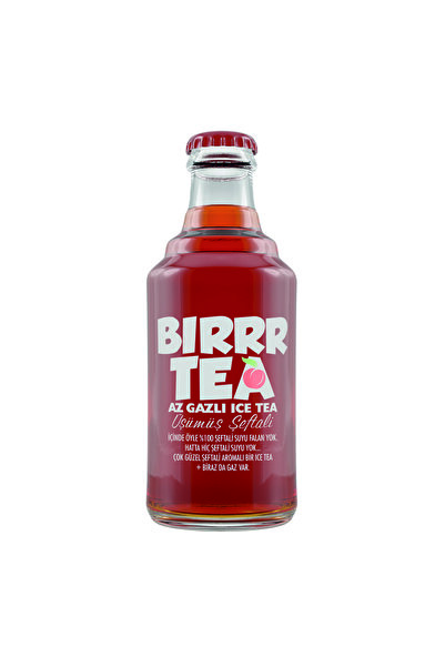 BIRR TEA chilly tea İce Tea Şeftali - Özel Seri - 250 ML X 6 Cam Şişe - Şekersiz & Kalorisiz Ice Tea