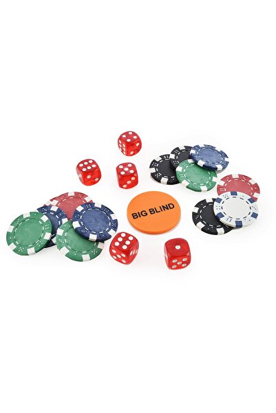 ACTION ONE Poker Game 500 4g chips in metal box