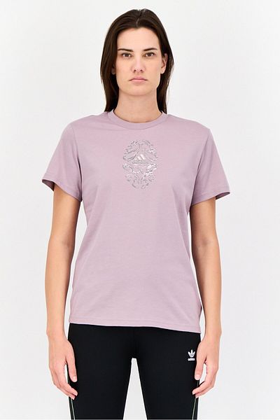adidas تي شيرت نسائي من W Metallic Tee In6449
