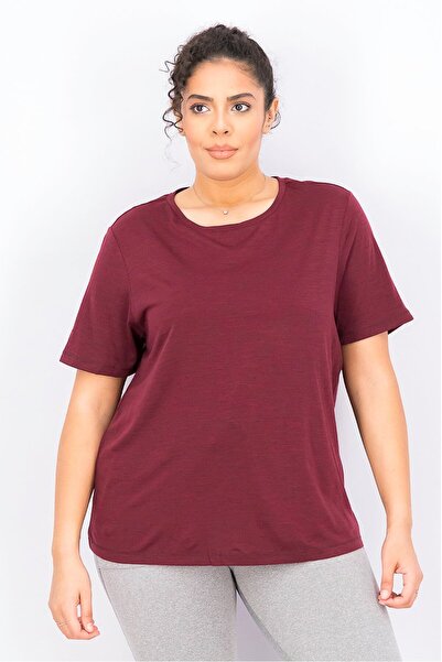 Tchibo Women Sportswear Fit Outdoor T-shirt, Maroon