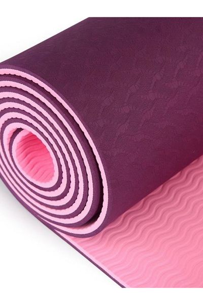 Generic 6mm Non Slip Exercise Mat for Yoga, Pilates, Gym & Home Workouts Purple