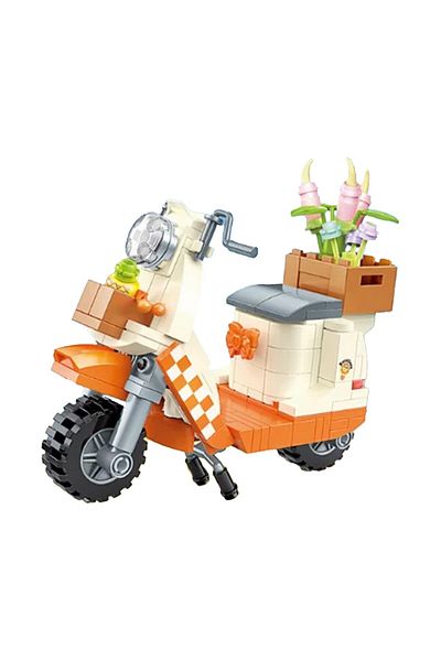 JAKI Jk8310 Floral Motorcycle 11 cm 350 Pieces