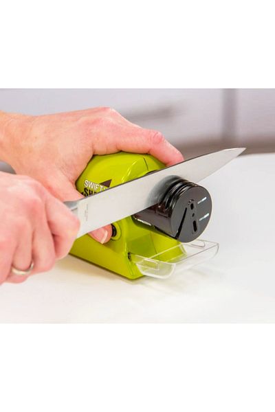 MACON Multifunction Cordless Knife Sharpener – Motorized, Sharpens All Blades Efficiently