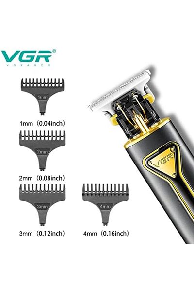 VGR Professional Hair Clipper Pro Li Outliner V-009 Versatile Grooming Tool