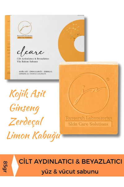 ALLStore Jimena Natural CİLT AYDINLATICI KOJİK ASİT & ZERDEÇAL & GİNSENG SABU...
