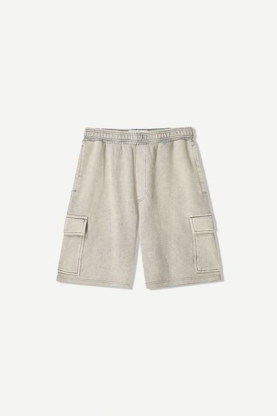 Bershka Plush cargo Bermuda shorts