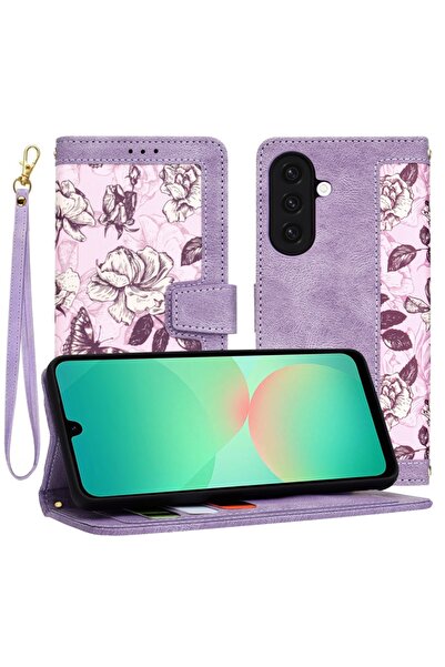 SKYDDAR INNOVATION Θήκη για Samsung Galaxy A26 5G, Πορτοφόλι με λουλούδια, Οι...
