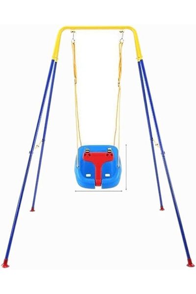 Generic Toddler Swing with Metal Infant Swing Stand with Safety Belt