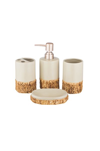ABAREEK Bathroom Set - Brown