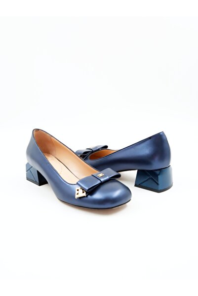 Tenau Kadın Hakiki Deri Topuklu Ayakkabı