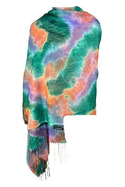 DACSHOP Shawl - Multicolor - Floral