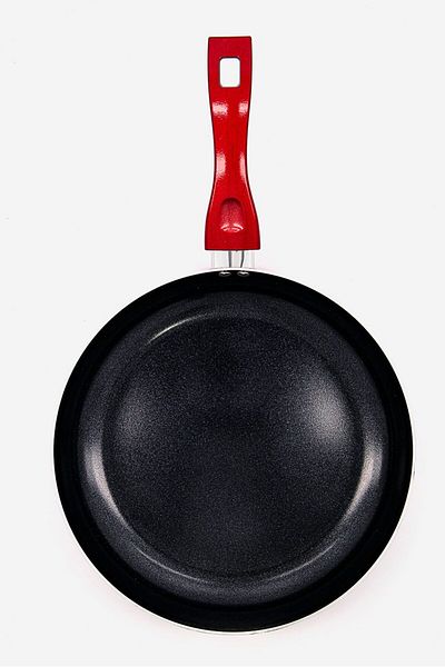 İKO Ceramic Non,stick Fry Pan 12 30 Cm, Black And Red
