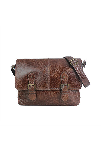 Dran Deri Unisex TokalıTerim Postacı Çanta