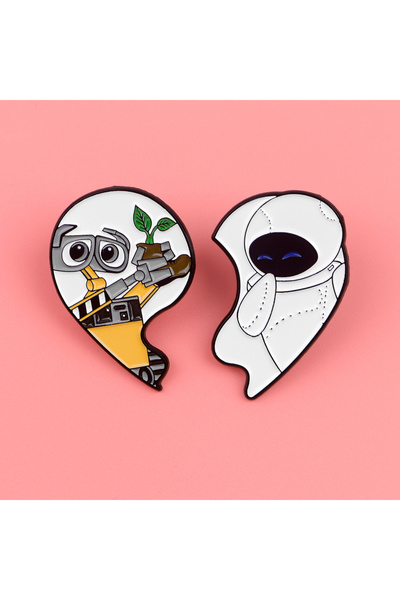 Choice شارات دبوس المينا ذات الغرز اللطيفة وشخصيات الرسوم المتحركة باللون الأ...