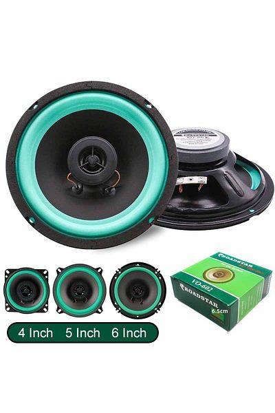 Choice 6.5inch 1pc 4/5/6.5 Inch Universal Car Coaxial Speakers Hifi Automotive Audio Full Range Frequency S