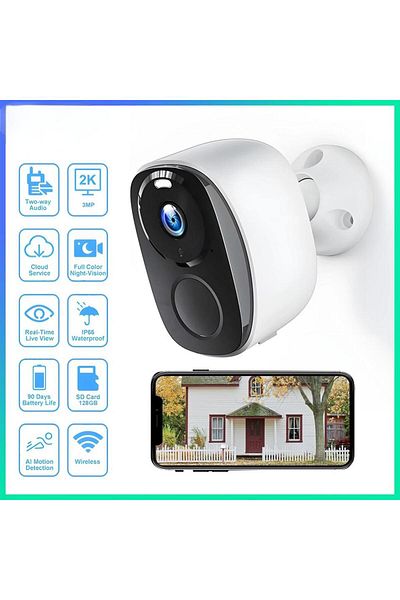 Choice Eu plug WIFI Survalance Camera 3MP Security Protection Outdoor IP Camera Smart Home Night Vision Vid